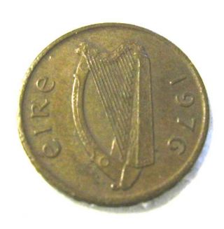 Ireland - Bronze 1/2 Penny 1976 Km 19 photo