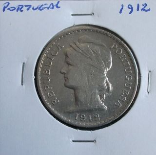 Portugal - 50 Centavos - 1912 - Silver photo