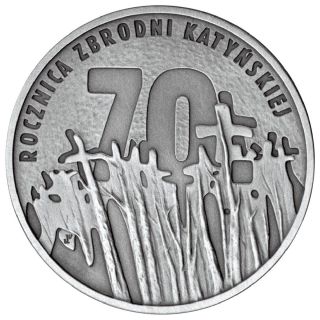 2010 Poland 10 Zloty 70th Anniversary Of The Katyn Crime photo