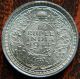 1944 - B Quarter 1/4 Rupee Silver Coin George Vi Unc Luster (gvi 47) India photo 1