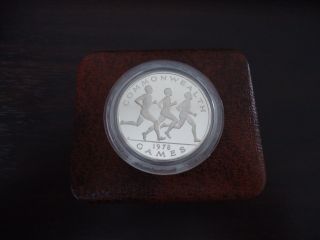 Western Samoa: 1978 Tala,  Xi Commonwealth Games,  Silver Proof Coin,  Rare photo