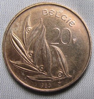 Belgium 1980 - 20 Francs / 20 Frank (belgie) photo