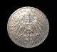 Germany Prussia 1907 - A 5 Mark Coin.  900 Silver Wilhelm Ii Germany photo 1