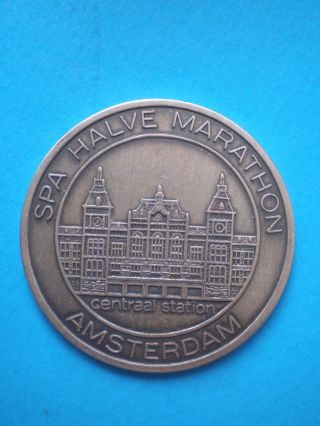 And Well - Preserved Dutch Metal Plaque / Medal From 1990 - Amsterdam photo
