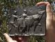 Germany Cast Iron Plaque,  154x122mm,  H.  Cauer,  Cattle Exonumia photo 2