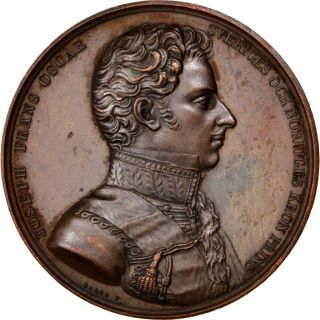 [ 62840] Carl Xiv Johan Roi De Suède Et De Norvège,  Médaille photo