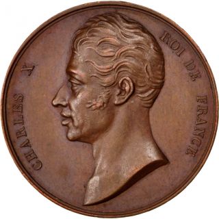[ 62832] Charles X,  Médaille,  Avènement Au Trône photo