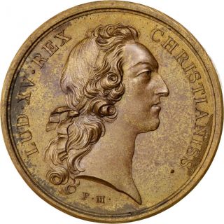 [ 62870] Louis Xv,  Médaille,  Passage Du Rhin photo