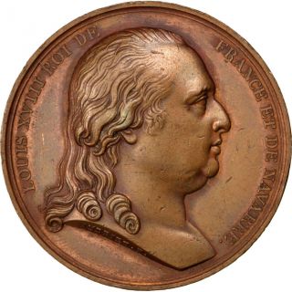 [ 62817] Louis Xviii,  Médaille,  Il Porte La Paix Du Monde photo
