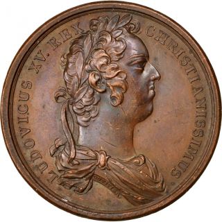 [ 62891] Louis Xv,  Médaille,  Préliminaire De La Paix De Vienne photo