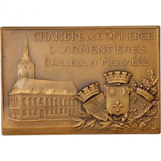 [ 62687] Chambre De Commerce D ' Armentières,  Bailleul Et Merville,  Médaille photo