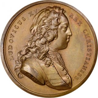 [ 62896] Louis Xv,  Médaille,  Naissance Du Duc D ' Anjou photo