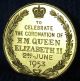 Nos 1953 Great Britain Queen Elizabeth Ii Coronation Medal - Gold Gilt,  32mm & 10g Exonumia photo 1