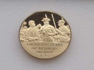 Arnold ' S Treason Bronze Medal Franklin American Revolution C0513 photo