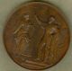 1865 Belgium Medal In Honor Of The Accession Of King Leopold Ii,  By L.  Wiener Exonumia photo 1