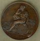 1859 Belgium Medal In Honor Of General J.  F.  Chapelie By L.  Wiener Exonumia photo 1