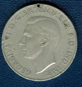 1945 British Medal Honoring Victory In World War Ii,  The Defence Medal photo