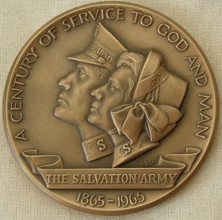 Maco.  The Salvation Army Centennial Medal,  1965 By Robert A.  Weinman photo