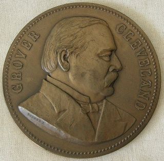 Grover Cleveland Presidential Medal By Charles E.  Barber photo