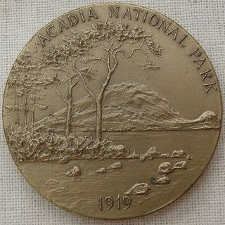 Maco.  National Parks Centennial,  Acadia Medal,  1972 By Frank Hagel photo