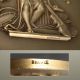 Antique French Bronze Medal Bas - Relief,  “allegory Of Music”,  Signed Blondelet Exonumia photo 2