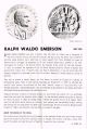 1968 Nyu Hof Ralph Waldo Emerson Silver Medal By Dexter Jones,  Maco,  Mib Exonumia photo 2
