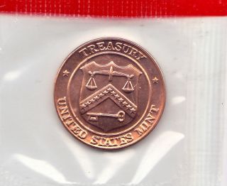uncirculated treasury token states united denver exonumia tokens other