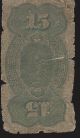 1863 Fractional Currency Note 15 Cents. . . . . . . Paper Money: US photo 1