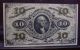 10 Cents Fractional Currency,  3th Issue,  Washington,  Fr - 1255 Cga Very Fine 35 Paper Money: US photo 1