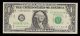 $1.  00 Insufficient Inking Error,  Fr 1914 - B,  Federal Reserve Note,  Choice Unc+ Paper Money: US photo 1