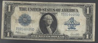 1923 U.  S Silver Certificate Large One Dollar Note. . . . . .  Sweet photo