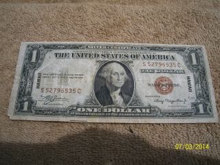 1935 A Hawaii Silver Certificate - Brown Seal photo