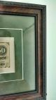 Framed $50 Confederate Note - 1864 - Framed Paper Money: US photo 3