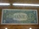 Series 1957 F One Dollar Silver Certificate A583 318 Blue Small Size Notes photo 1