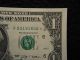 Federal Reserve Star Note $1 2009 Series Atlanta Uncirculated (646) Small Size Notes photo 3