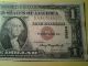 1935 - A Wwii - Hawaii - Brown Seal Silver Cert.  1dollar Bill/ Circulated Small Size Notes photo 1