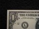 Federal Reserve Star Note $1 2006 Series Sanfrancisco Uncirculated (021) Small Size Notes photo 2