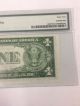 1935 A $1 Silver Certificate Fr 1608 Star Note A Block Pmg Cu 64 Epq Small Size Notes photo 9