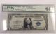 1935 A $1 Silver Certificate Fr 1608 Star Note A Block Pmg Cu 64 Epq Small Size Notes photo 1