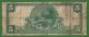 {greensburg} $5 02pb The First National Bank Of Greensburg Pa Ch 2558 Paper Money: US photo 1