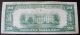 1928 B Twenty Dollar Federal Reserve Note Fine Light Green Seal 736a Small Size Notes photo 1