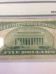 1928 $5 Legal Tender Note Fr 1525 Star A Block Pmg Vf25 Small Size Notes photo 9