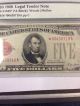 1928 $5 Legal Tender Note Fr 1525 Star A Block Pmg Vf25 Small Size Notes photo 3