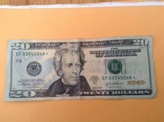 Rare $20 2004 Federal Reserve Star Note,  Atlanta, photo