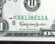 1963 ' $1 One Dollar Frn St.  Louis Error Serial Sn H88138603a Cu - 65 Paper Money: US photo 1