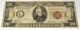 1934a $20 Twenty Dollar Hawaii Emergency Issue Federal Reserve Note Brown Seal Small Size Notes photo 2
