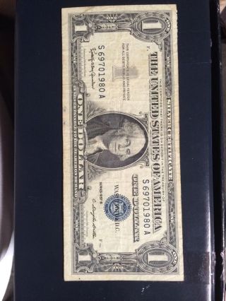 $1 Silver Certificate - 1957 B S 69701980 A photo