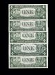 (5) $1 1935c One Dollar Silver Certificates.  Choice Uncirculated Fr.  1612 Small Size Notes photo 1