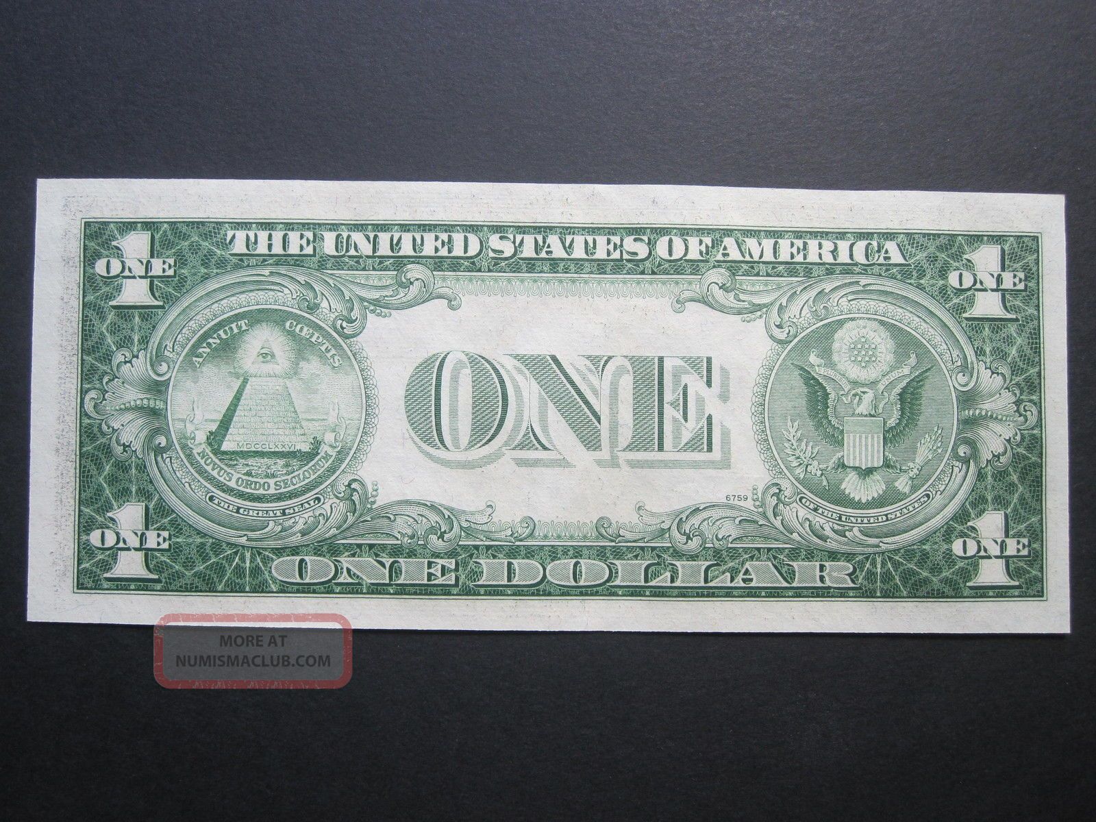 $1 1935f One Dollar Crisp Silver Certificate Old Paper Money Blue Seal Bill