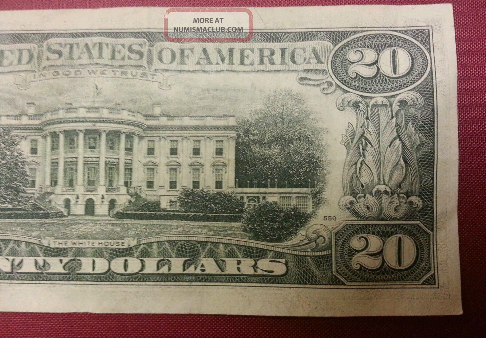 serial number for 20 dollar bills